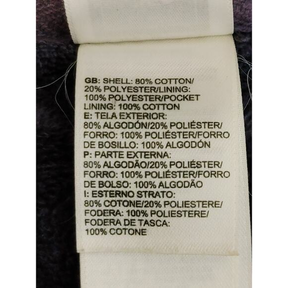 The North Face Quilted Fleece Jacket Full Zip Stand Up Neck Purple Womens Small - Picture 4 of 7